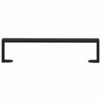 Furniture Feet 12 pcs Black 43.6 x 4 x 10 mm Iron