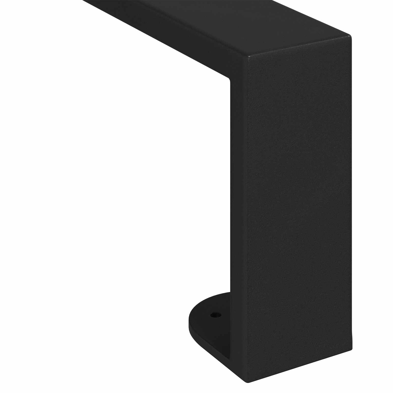 Furniture Feet 2 pcs Black 48.1 x 4 x 10 mm Iron