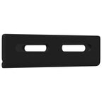 Corner Bracket 12 pcs Black 138.5 x 50.5 x 16 mm Iron