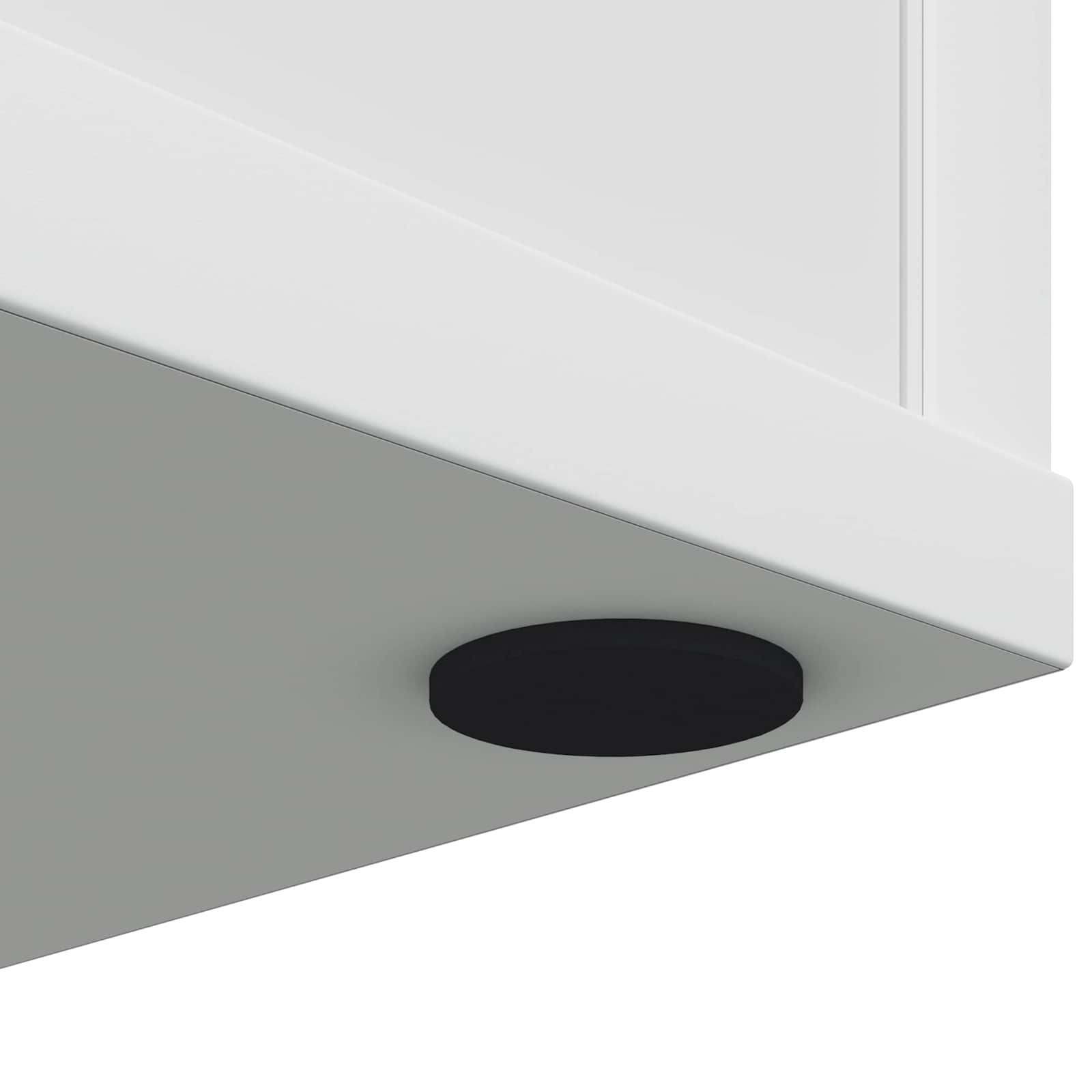 Furniture Feet Pads 2 pcs Black Ø 30 x 2 mm EVA