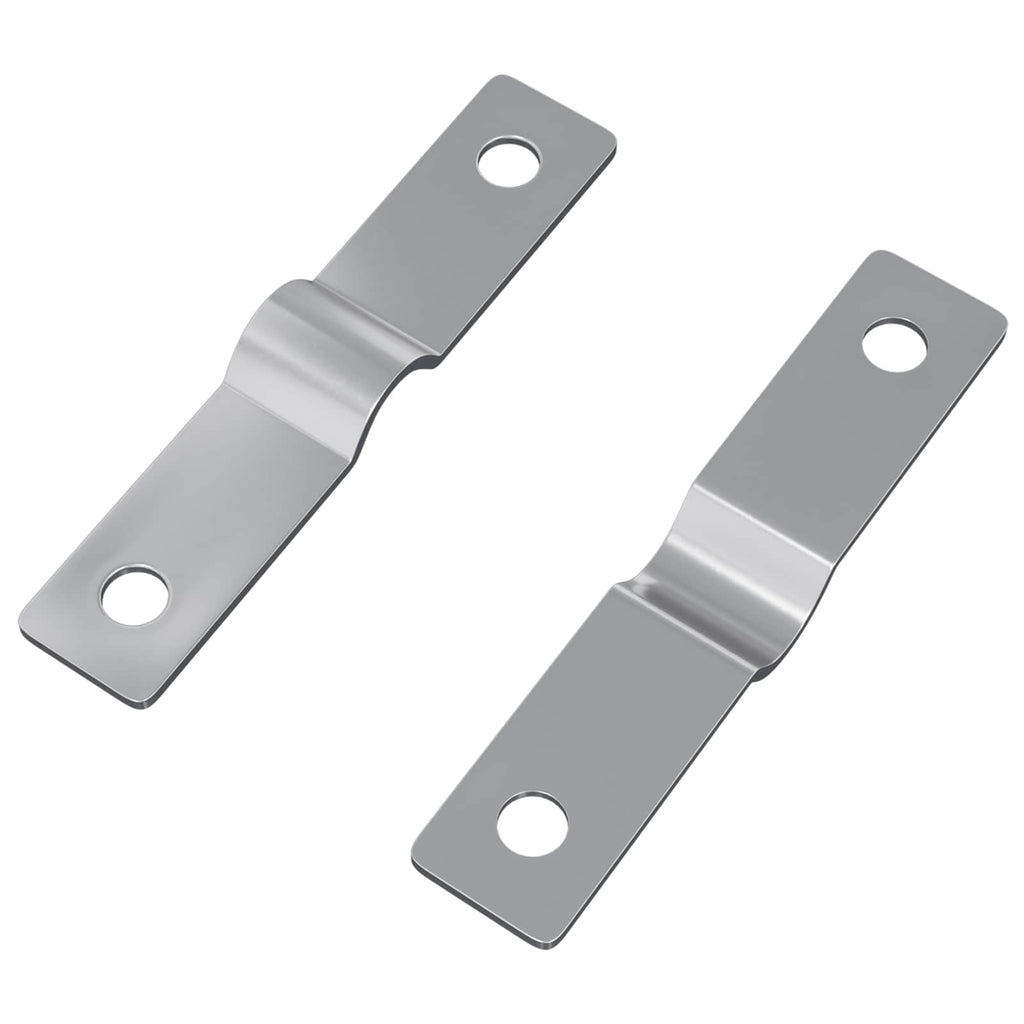 Strike Plate 2 pcs Silver 50 x 10 x 1.2 mm Iron