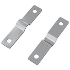 Strike Plate 2 pcs Silver 50 x 10 x 1.2 mm Iron