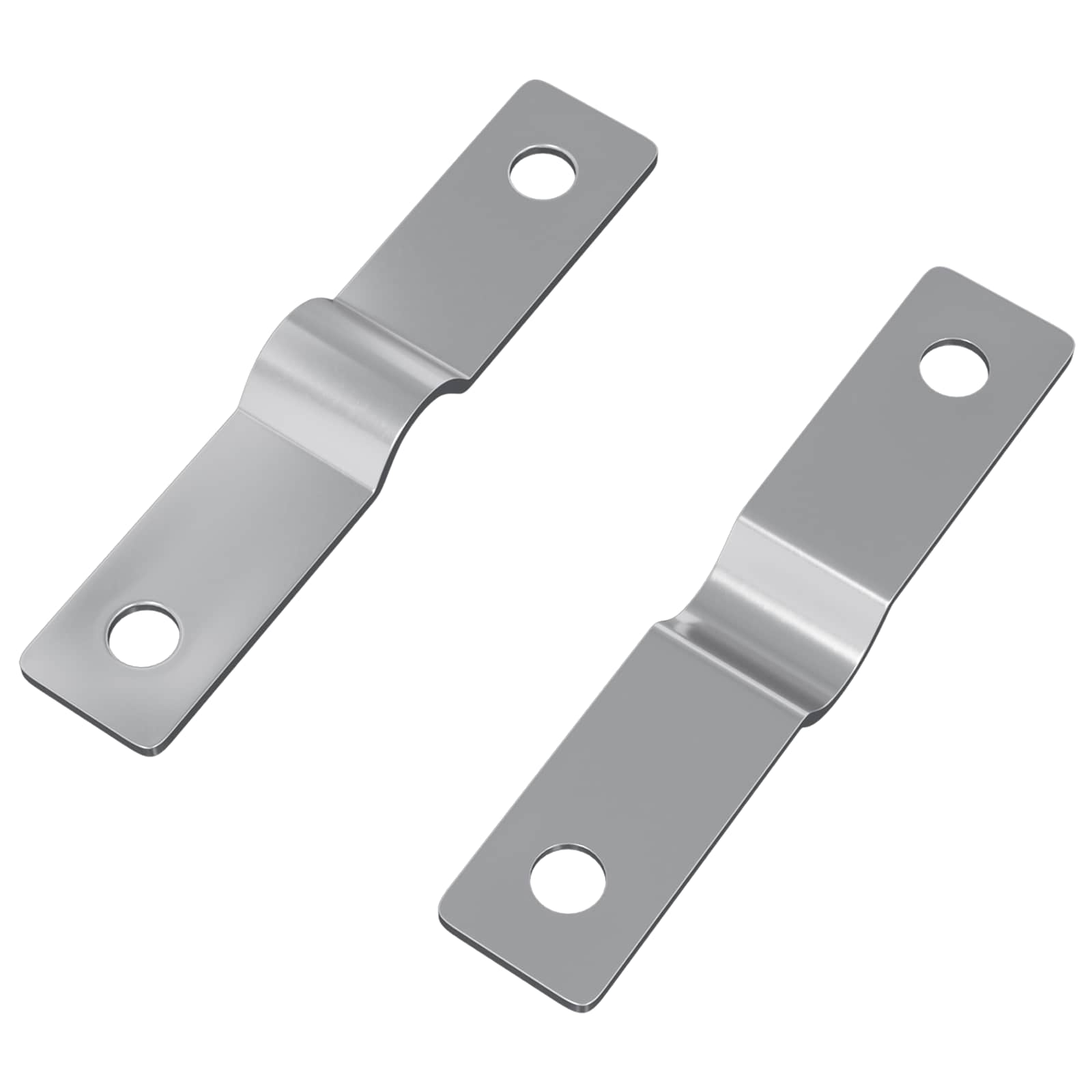 Strike Plate 2 pcs Silver 50 x 10 x 1.2 mm Iron