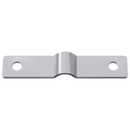 Strike Plate 2 pcs Silver 50 x 10 x 1.2 mm Iron