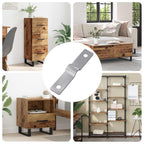 Strike Plate 12 pcs Silver 50 x 10 x 1.2 mm Iron