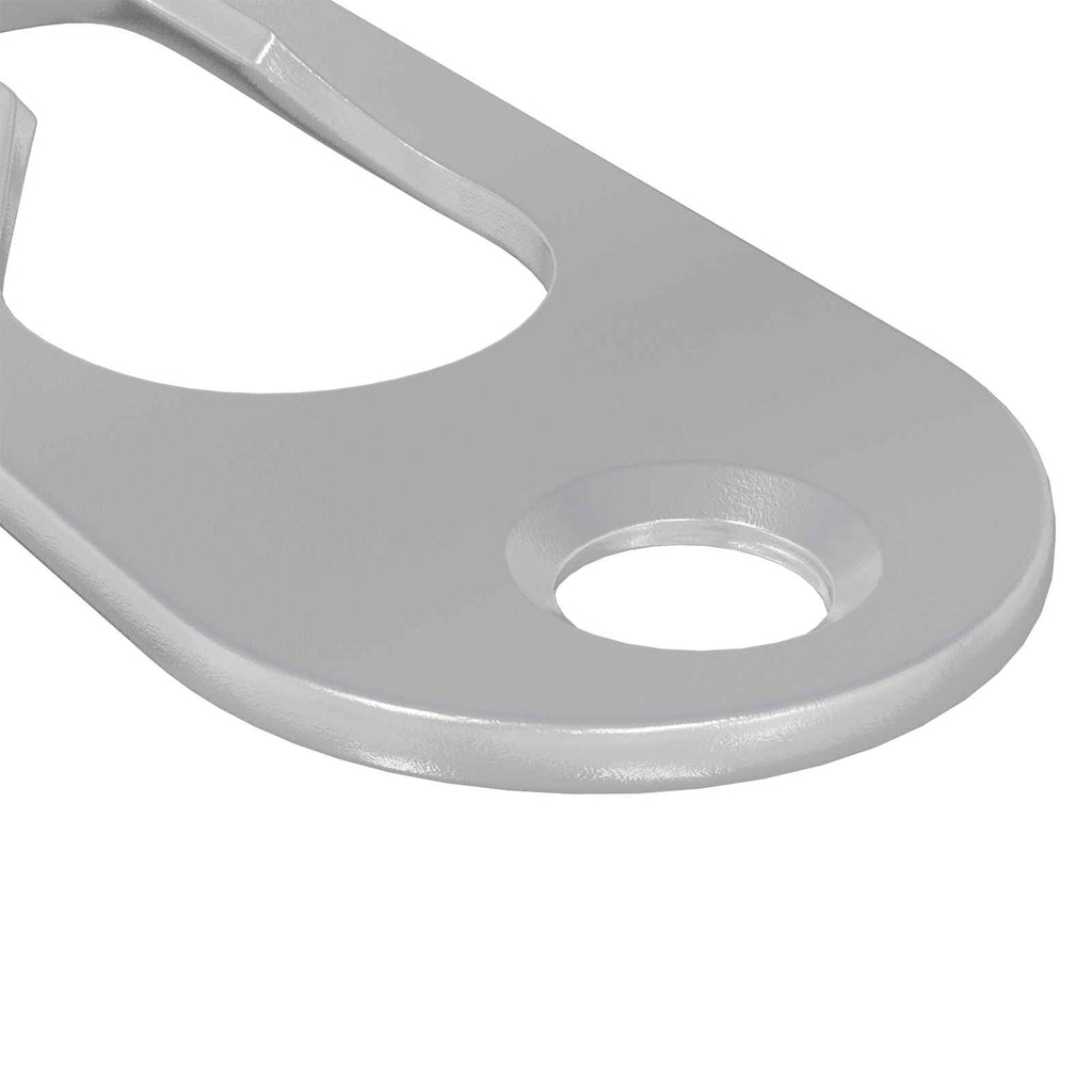 Keyhole Hanger 2 pcs Silver 45 x 16 x 3.5 mm Iron