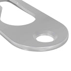 Keyhole Hanger 2 pcs Silver 45 x 16 x 3.5 mm Iron