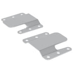 Flush Mount Bracket 2 pcs Silver 75 x 66 mm Steel
