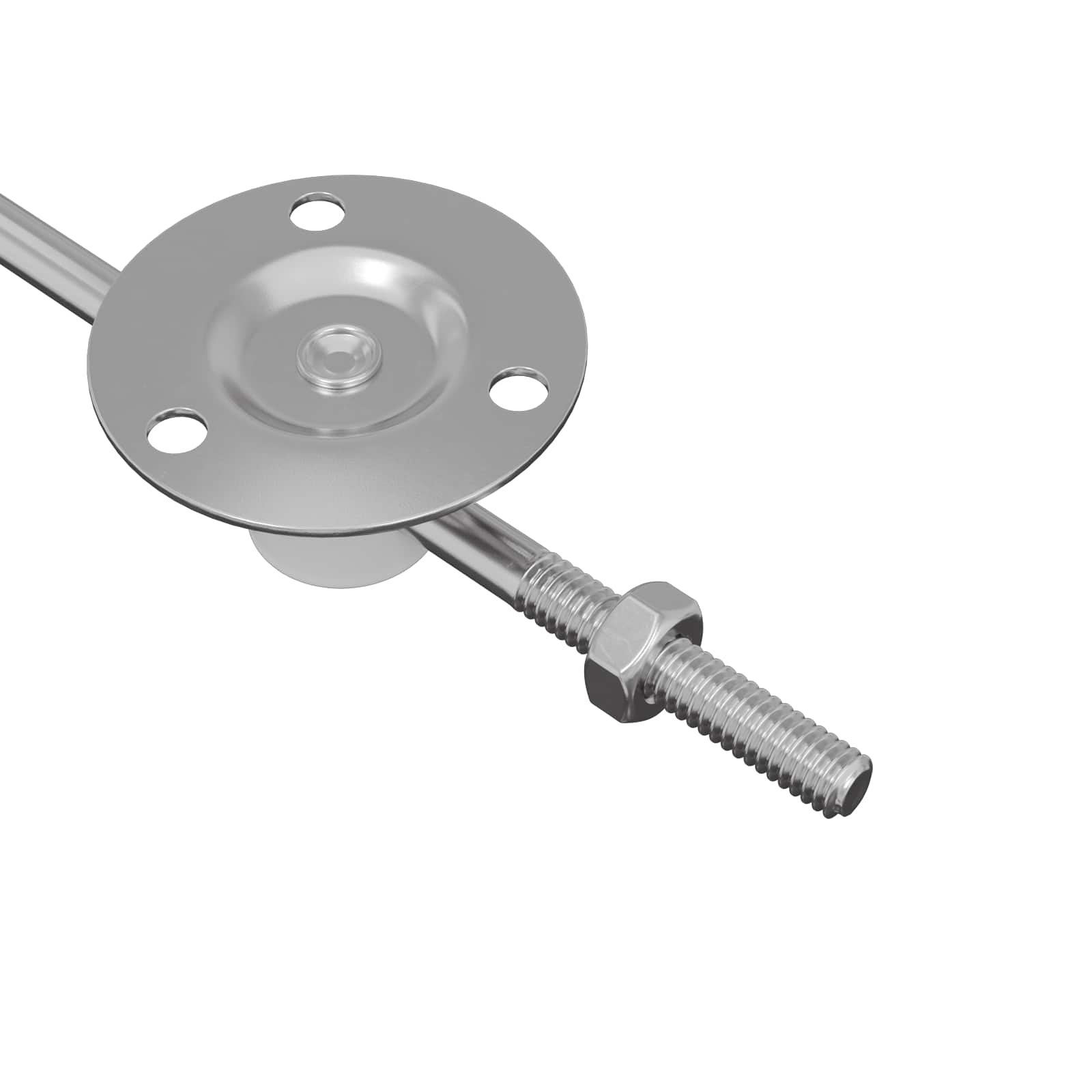 Lid Support Hinge 2 pcs Silver 194 x 36 x 18 mm Iron