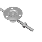 Lid Support Hinge 12 pcs Silver 194 x 36 x 18 mm Iron