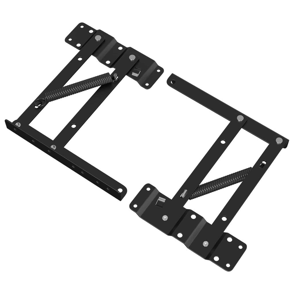 Bed Lift Mechanism 2 pcs Black 34 x 9.5 x 4 mm Iron