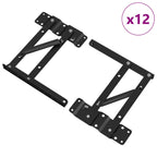 Bed Lift Mechanism 12 pcs Black 34 x 9.5 x 4 mm Iron