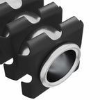 Threaded Tube Insert 1818 pcs Black and Silver Galvanised Steel