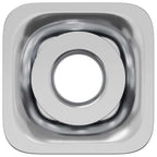 Threaded Tube Insert 1818 pcs Black and Silver Galvanised Steel