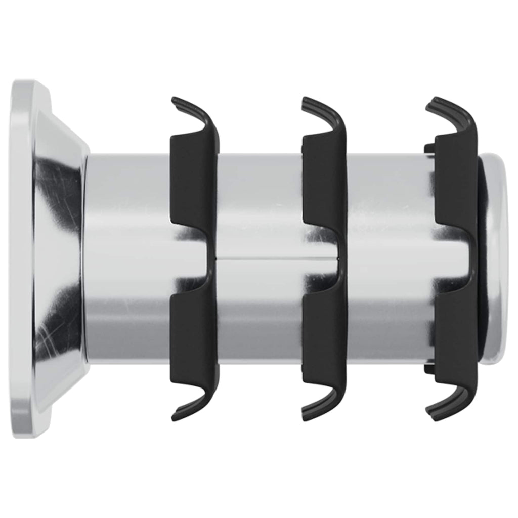 Threaded Tube Insert 1818 pcs Black and Silver Galvanised Steel