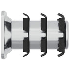 Threaded Tube Insert 1818 pcs Black and Silver Galvanised Steel