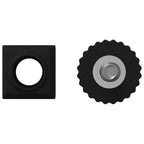 Furniture Levelers Adjustable 2 pcs Black M6 PP