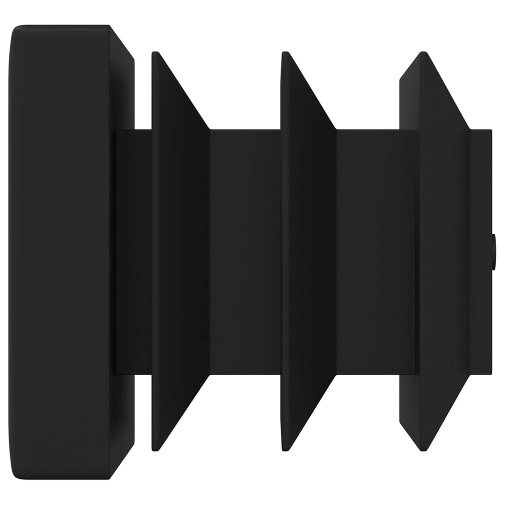 End Caps 2 pcs Black 15 x 15 x 15 mm PP