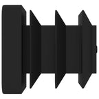 End Caps 12 pcs Black 15 x 15 x 15 mm PP