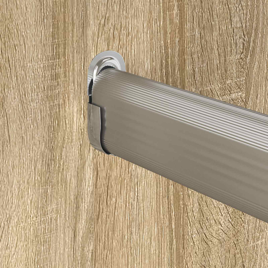 Closet Rod Bracket 2 pcs White Zinc 40 x 18 x 10 mm Iron