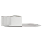 Closet Rod Bracket 2 pcs White Zinc 40 x 18 x 10 mm Iron