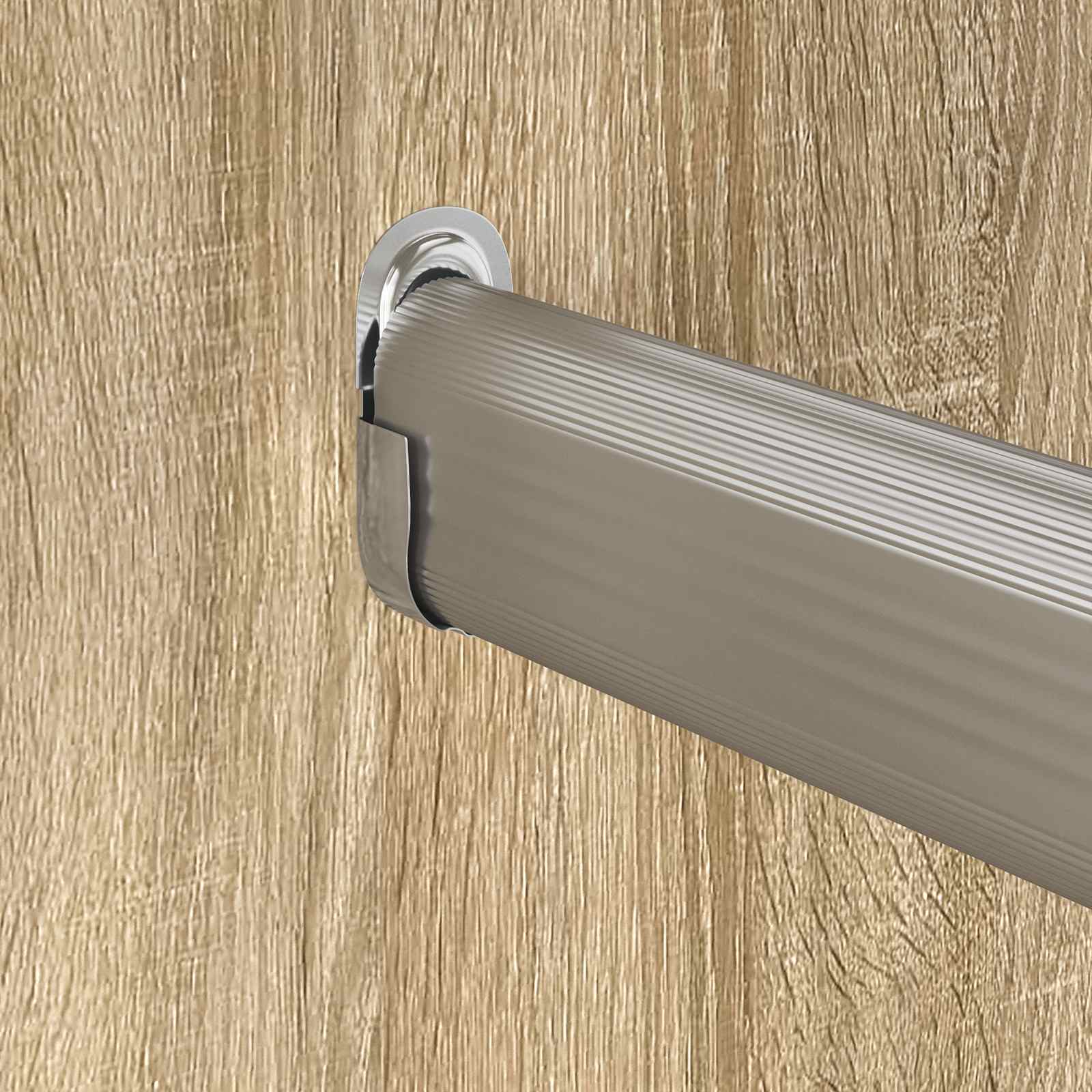 Closet Rod Bracket 12 pcs White Zinc 40 x 18 x 10 mm Iron