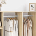 Closet Rod Bracket 12 pcs White Zinc 40 x 18 x 10 mm Iron