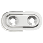 Closet Rod Bracket 12 pcs White Zinc 40 x 18 x 10 mm Iron