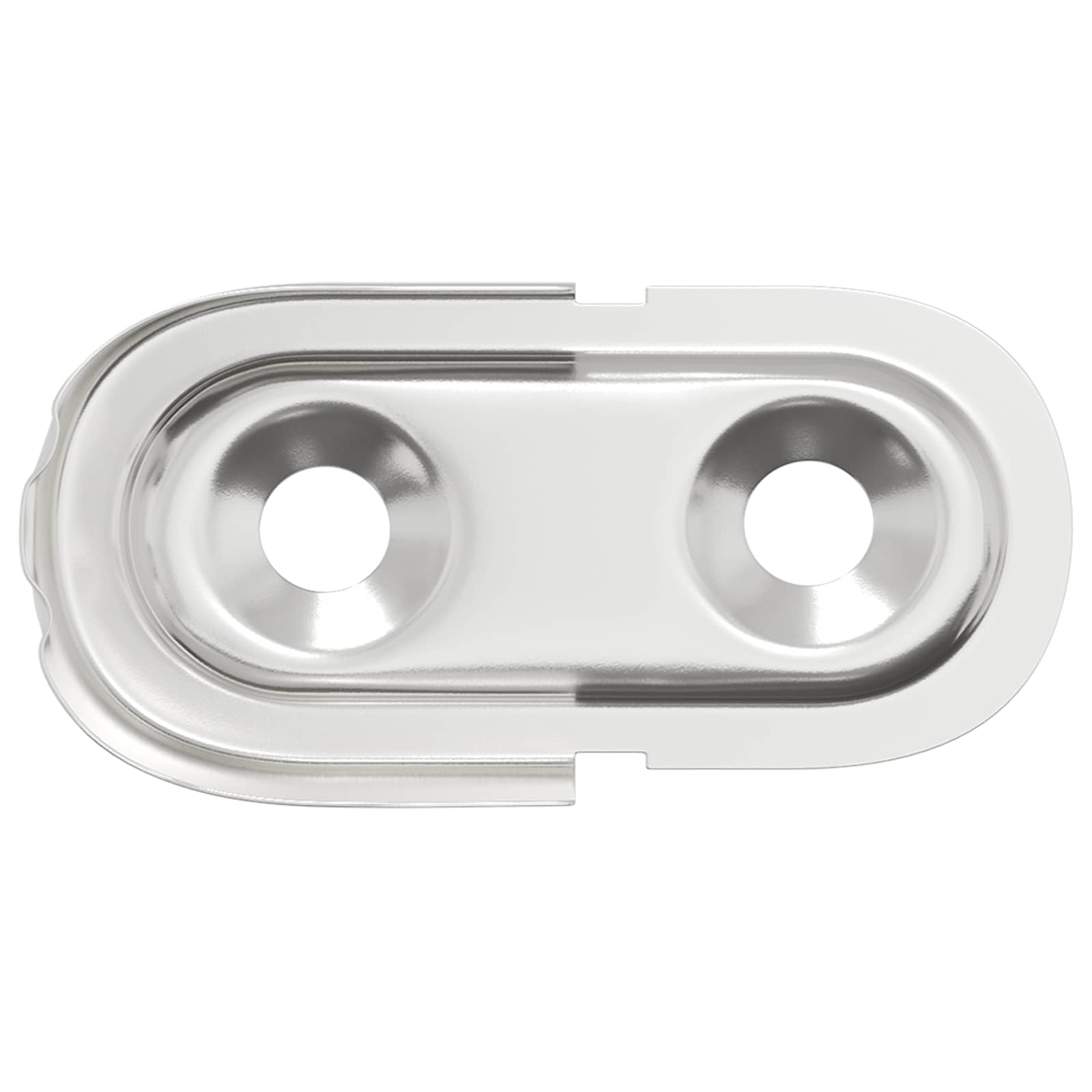 Closet Rod Bracket 12 pcs White Zinc 40 x 18 x 10 mm Iron