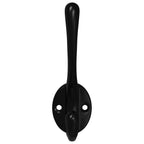 Clothes Hook 346 pcs Black 102 x 29 x 47mm Zinc Alloy