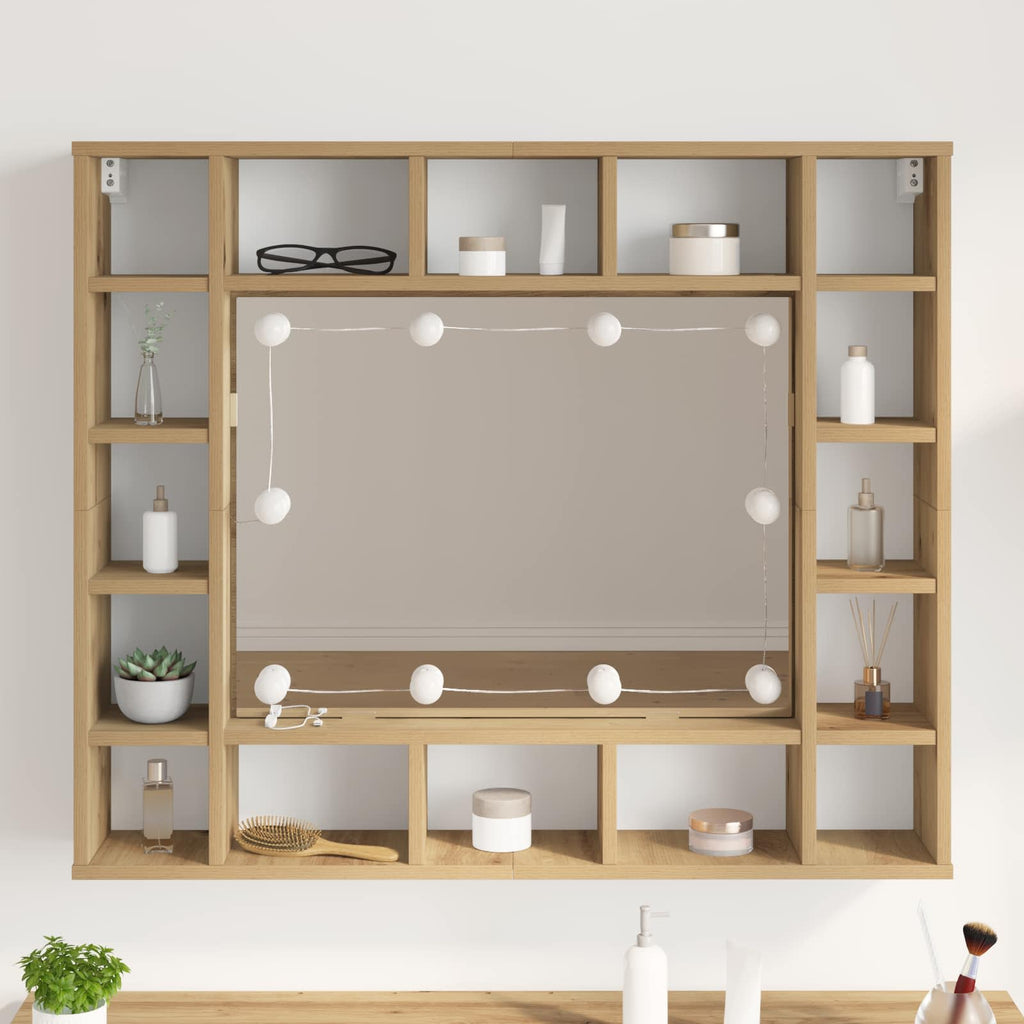 Mirror Lights 2 pcs White 4.5 x 4.5 x 4.8 cm Plastic