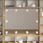 Mirror Lights 2 pcs White 4.5 x 4.5 x 4.8 cm Plastic