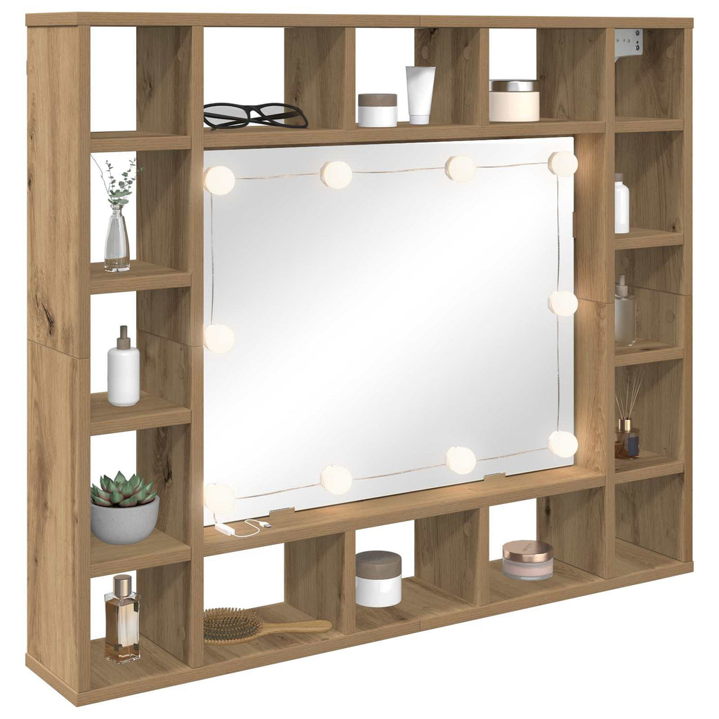 Mirror Lights 2 pcs White 4.5 x 4.5 x 4.8 cm Plastic