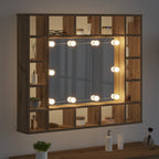 Mirror Lights 12 pcs White 4.5 x 4.5 x 4.8 cm Plastic