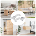 LED Strip Clips 2 pcs Transparent 2 x 1 x 0.5 cm