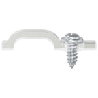 LED Strip Clips 12 pcs Transparent 2 x 1 x 0.5 cm