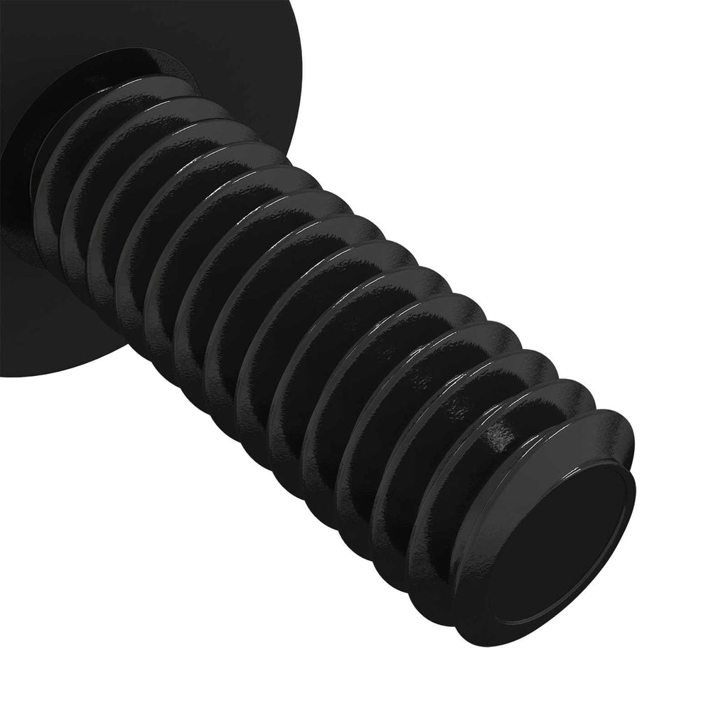 Standoff Screw 2 pcs Black M4 Rubber and Steel