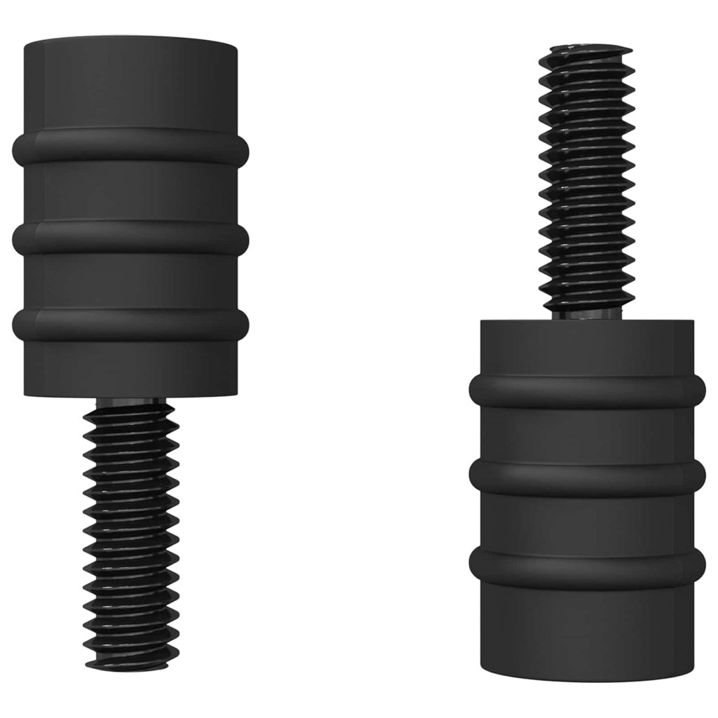 Standoff Screw 2 pcs Black M4 Rubber and Steel
