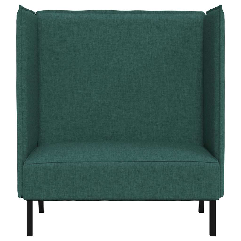 Highback Sofa Dark green 109 x 56 x 121 cm Fabric
