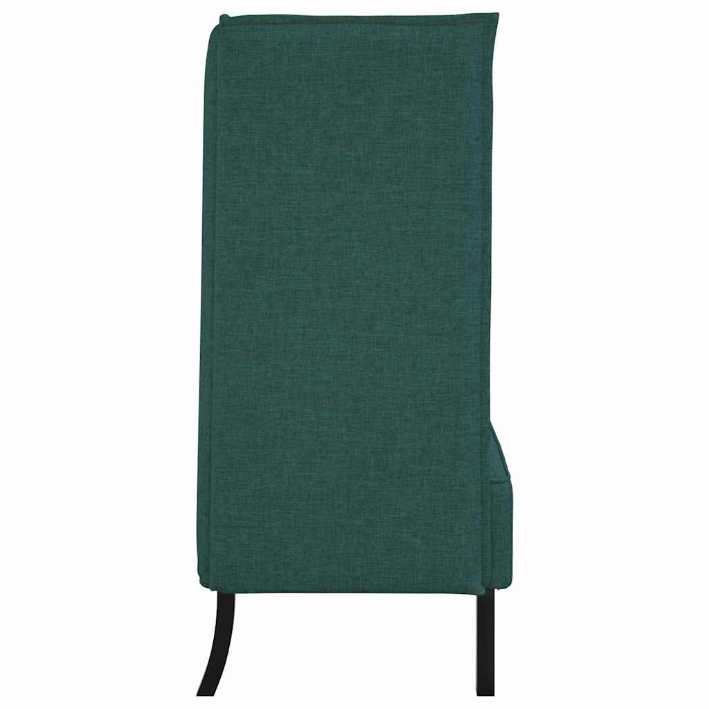 Highback Sofa Dark green 109 x 56 x 121 cm Fabric