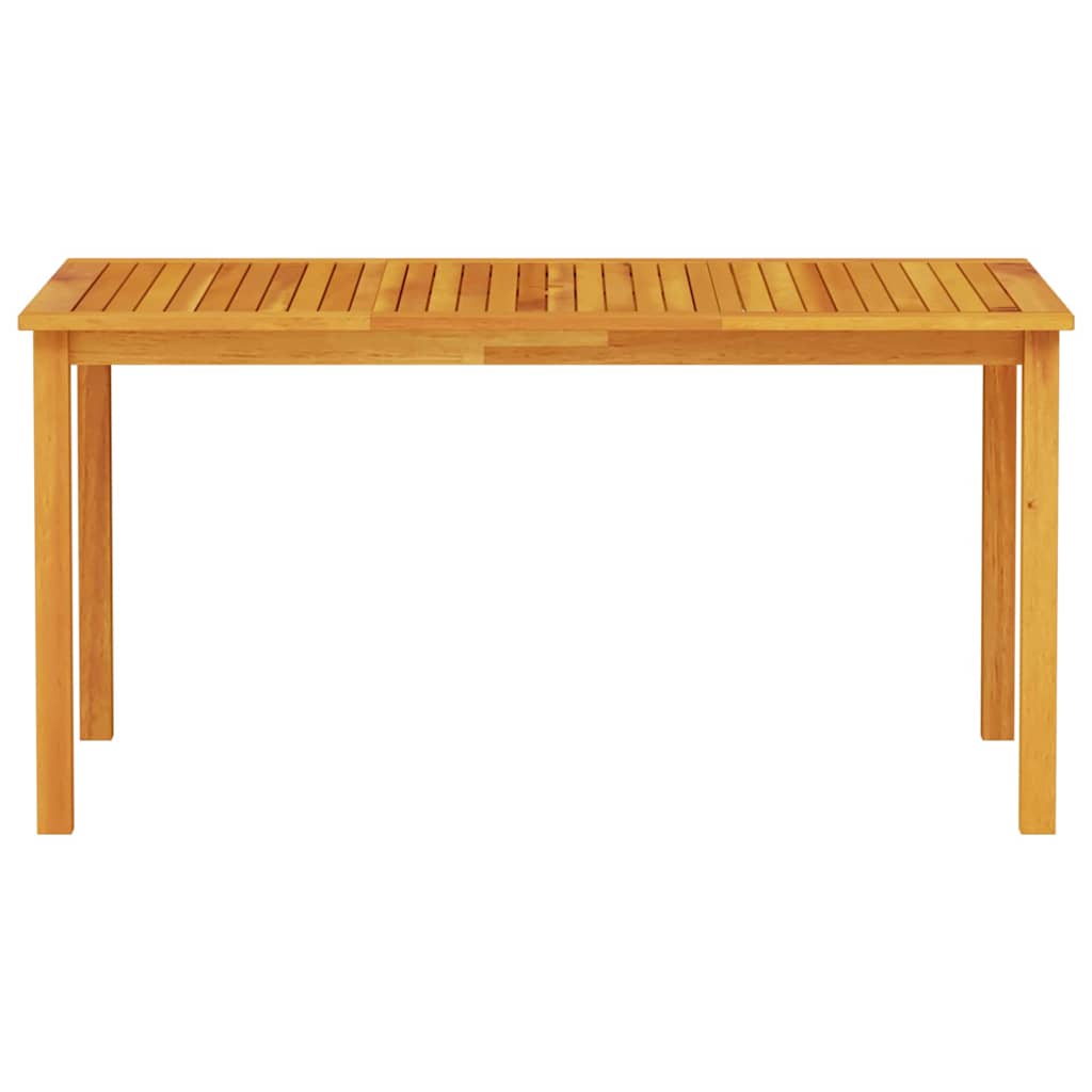 Garden Dining Set Folding 5 pcs Brown Solid Acacia Wood