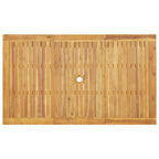 Garden Dining Set 5 pcs Brown Solid Acacia Wood