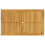 Garden Dining Set 7 pcs Brown Solid Acacia Wood