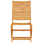 Folding Bistro Set Folding 3 pcs Brown Solid Acacia Wood