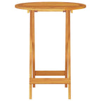 Folding Bistro Set Folding 3 pcs Brown Solid Acacia Wood