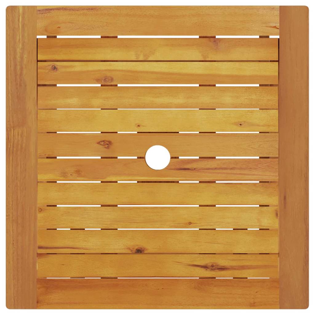 Folding Bistro Set Folding 3 pcs Brown Solid Acacia Wood