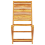 Folding Bistro Set Folding 3 pcs Brown Solid Acacia Wood