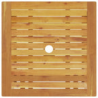 Folding Bistro Set Folding 3 pcs Brown Solid Acacia Wood