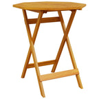 Folding Bistro Set Folding 3 pcs Brown Solid Acacia Wood