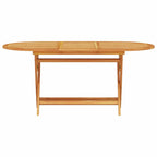 Garden Dining Set Folding 7 pcs Brown Solid Acacia Wood